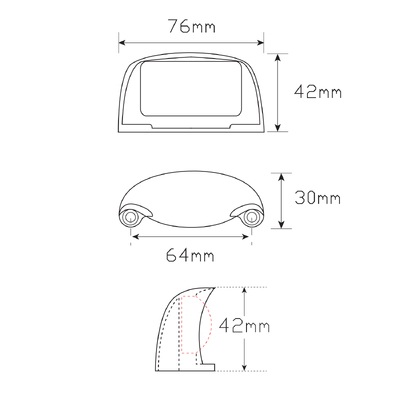 Licence Plate Lamps 35CLMB