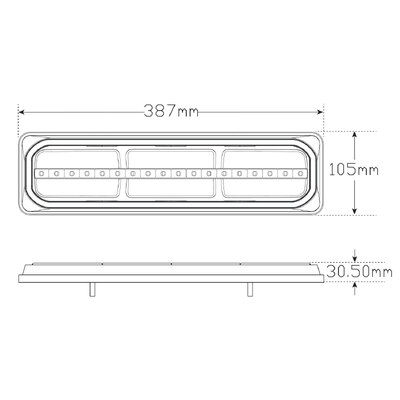 Combination Lamps 3854ARWMLCSB (Left)