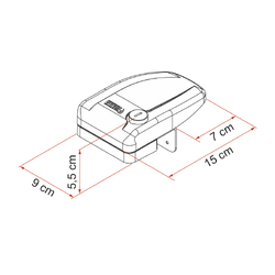 Fiamma Safe Door Frame - White