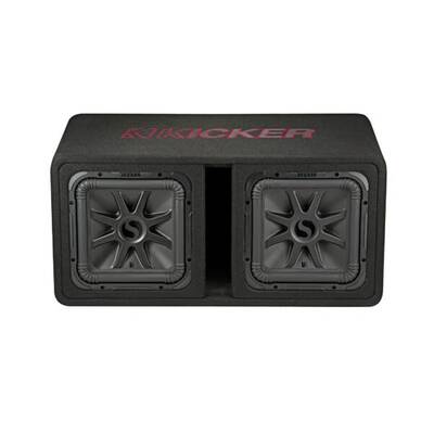 Kicker 45DL7R122 -Dual 12" Ported Enclosure 1200 Watts RMS