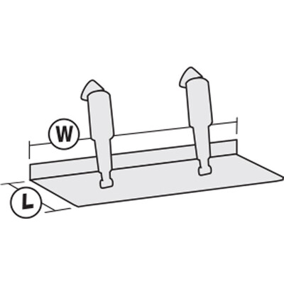 Lenco 16 inch x 24 inch Dual Actuator Trim Tab Kit