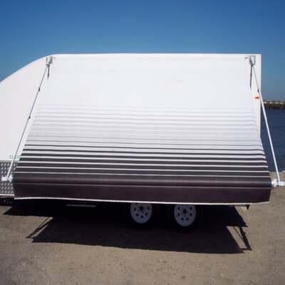 Aussie Traveller Vinyl roof only to suit 9' Wide roll-out awning Burgundy