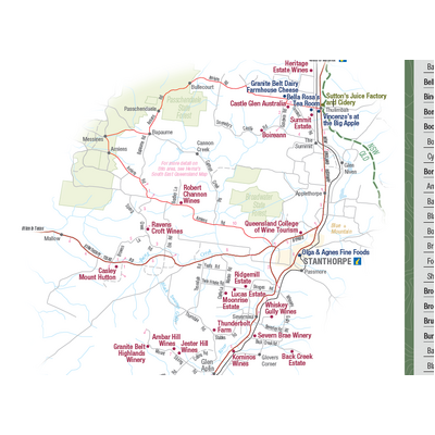 North East New South Wales Map