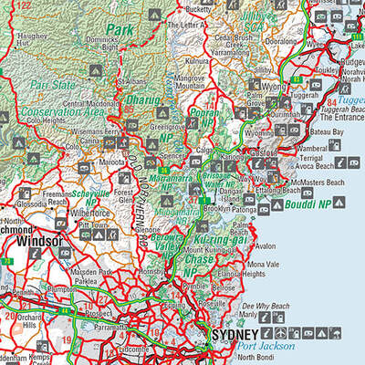 Sydney to Brisbane Map