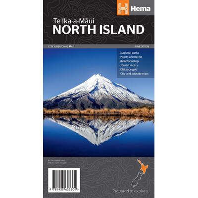 North Island New Zealand Map