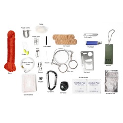 Wildtrak 12 In 1 Survival Kit 8Pce In Tub