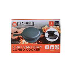 Wildtrak Cast Iron Combo Cooker 3.2 Qrt 26 X 8Cm