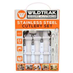 Wildtrak 24Pc Cutlery Set Stainless Steel Ac Cc1012