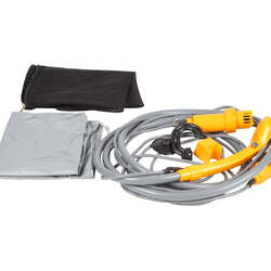 Wildtrak 12V Camp Shower With Mesh Bag Ac Cc6003