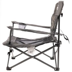 Coleman Chair Quad Deluxe Mesh Event/Beach (Grey)