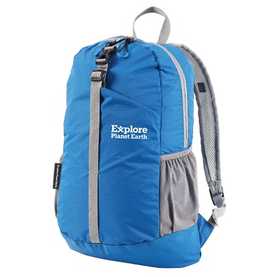 Explore Planet Earth Comet 18L Packable Backpack Blue