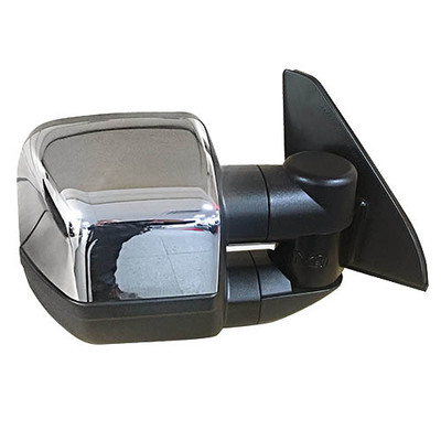 Clearview Towing Mirrors [Compact, Pair, Heat, BSM, Multi-Signal, Electric, Chrome] - Holden TrailBlazer