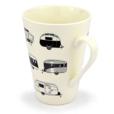 Van Go Collections China Mug  Destinations Collection  Grey Caravans