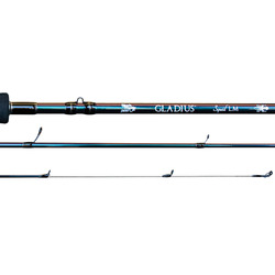 Black Magic Gladius Squid Rod 8'3" 2 Piece Light -Medium (White Tip)