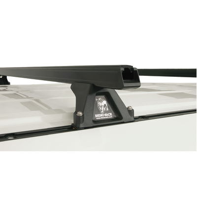 Rhino Rack Heavy Duty Rltf Trackmount Black 2 Bar Roof Rack For Hyundai Iload 2Dr Van 08 To 21