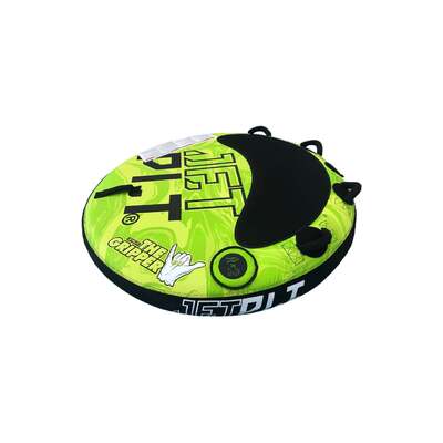 Jetpilot Gripper 2 Round Towable - Green/Yellow/Black