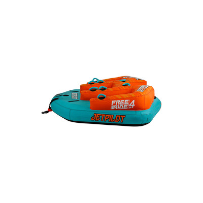 Jetpilot 2023 Freeride JP4 Towable Tube - Teal/Orange