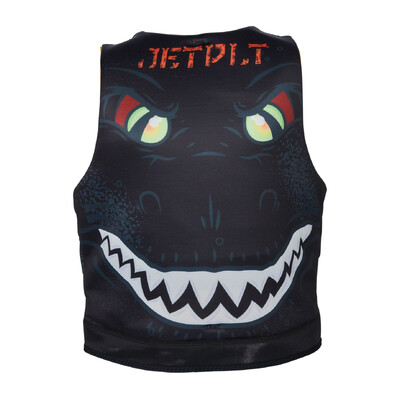 Jetpilot 2023 Boys Rex Youth Cause Neo Vest Black Level 50 - Size 3 To 4