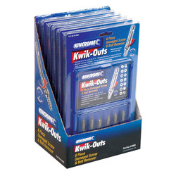 Kincrome Kwik-Outs Damaged Screw & Bolt Remover 6 Piece