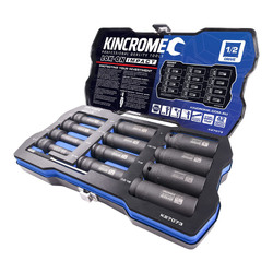 Kincrome Lok-On Deep Impact Socket Set 12 Piece 1/2" Drive