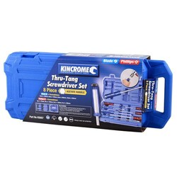 Kincrome Thru-Tang Screwdriver Set 8 Piece