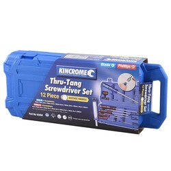 Kincrome Thru-Tang Screwdriver Set 12 Piece