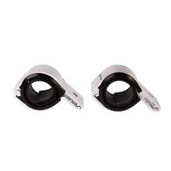 Lightforce Pair Of Bar Clamps (Polished) To Suit 56Mm And 65Mm Diameter Bars