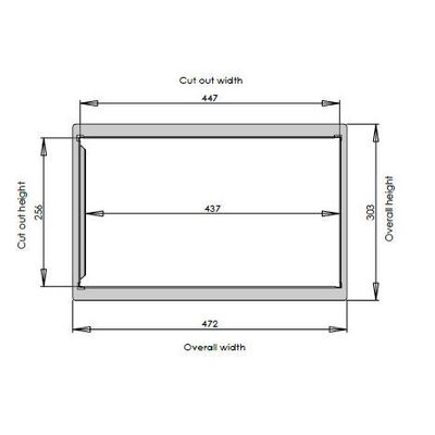 NCE MICROWAVE BRACKET (SUITS 20L MICROWAVE OVEN)