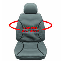 Tuff Terrain Canvas Grey Seat Covers to Suit Toyota Hilux SR SR5 Extra Cab 05/05-06/11 FRONT