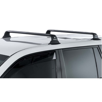 Rhino Rack Vortex Rvp Black 2 Bar Roof Rack For Renault Kangoo X76 1St Gen 2Dr Van 09/04 To 11/10