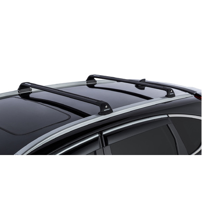 Rhino Rack Vortex Rvp Black 2 Bar Roof Rack For Honda Cr-V 5Dr Suv With Flush Rails 11/12 To 06/17