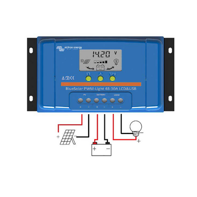 Bluesolar Pwm-Lcd&Usb 12/24V-30A