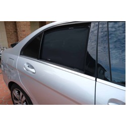 Mercedes-Benz C-Class Sedan Car Rear Window Shades (W204; 2007-2014)*