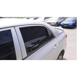 Toyota Corolla Sedan 10th Generation Car Rear Window Shades (E140/E150; 2006-2013)