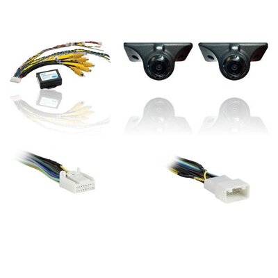 Toyota Blind Spot Kit - 16 Pin: 1X Axbuch-T16V / 1X Pacvs41 / 2X Pcam-Bs1-N