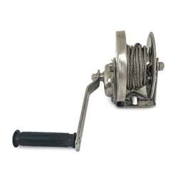 Sherpa Stainless steel hand winch 545kg/5m cable