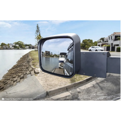 MSA TOWING MIRRORS (Black, Electric) TO SUIT MITSUBISHI PAJERO 10/2001-On