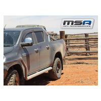 MSA Towing Mirrors to Suit Toyota Fortuner 15 - Current (Black - Electric - Indicators)