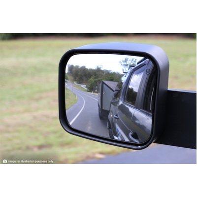 Msa Towing Mirrors (Chrome, Manual) To Suit Tm801 - Isuzu D-Max 2012-Sept 2020