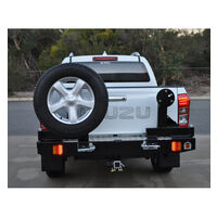 Twin Rear Spare Wheel Carrier to Suit Isuzu D-Max 06/2011-06/2020