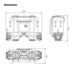 TJM Pro Series 12v Twin Air Compressor