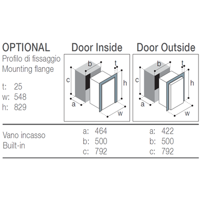 Vitrifrigo 90 Litre 12-24V/240V Fridge/Freezer C85IL