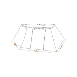 Oztrail Overlander Blockout 270 Awning 2M Wall Kit