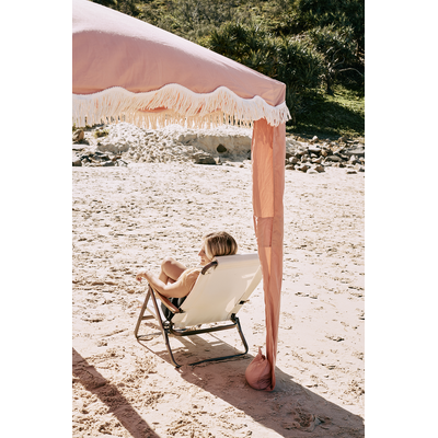 Oztrail Palm Club Beach High Back Chair - Almonta Beach Sand