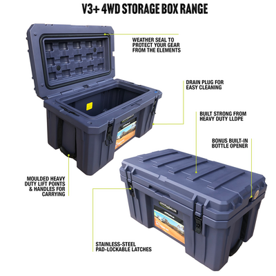 Aussie Traveller Storage Box V5 128L