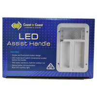 Assist Handle with 12V LED Light Black