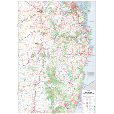 North East New South Wales Map