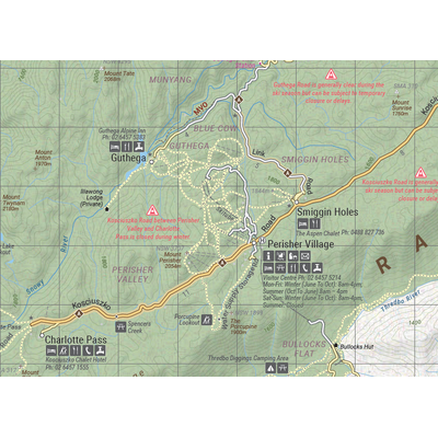 The Victorian High Country - North Eastern Map