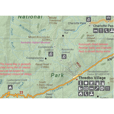 The Victorian High Country - Megamap - 1673x1430 - Laminated