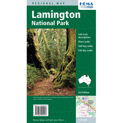 Lamington National Park Map